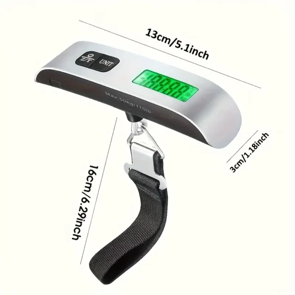 1pc Digital Handheld Luggage Scale - Image 5