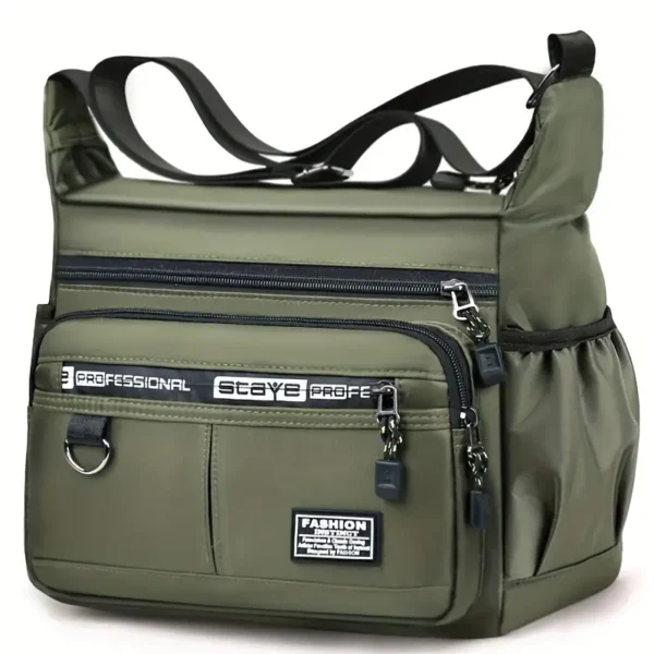 Oxford Cloth Waterproof Large Capacity Crossbody Bag For Men - Image 12