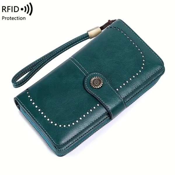 RFID Retro Large Capacity Long Wallet ( CHARM INFINITE ) - Image 10